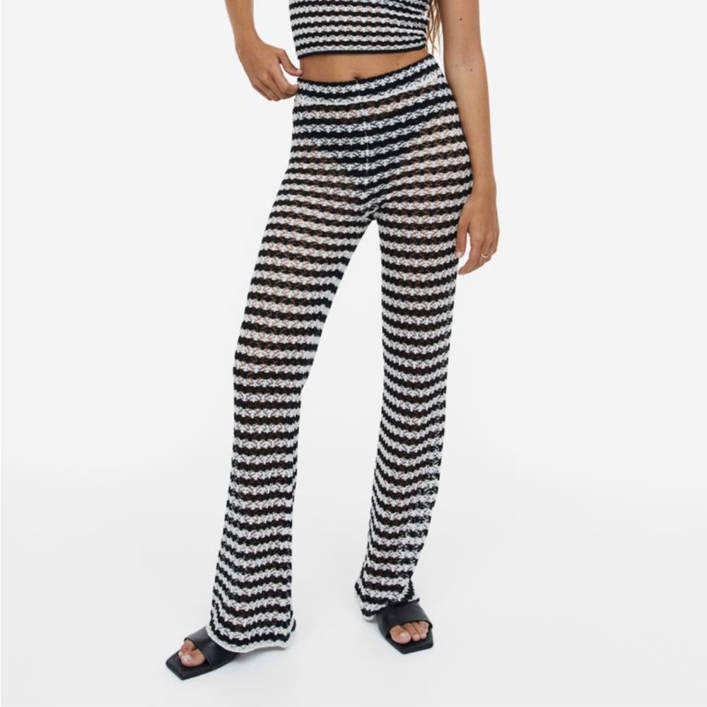 H&M Crochet Look Beach Pants - L